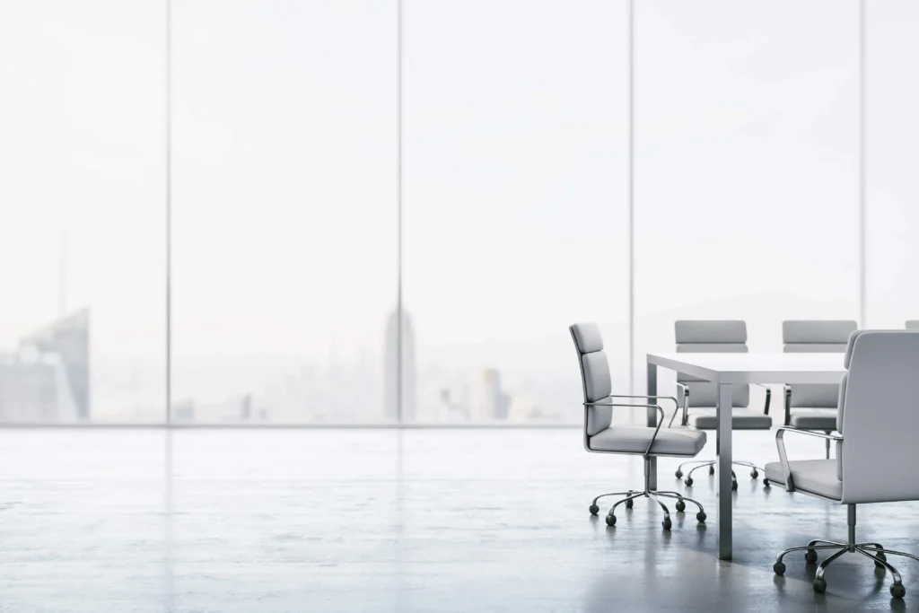 Empty meeting room: planning a switch of Employer of Record provider in Italy