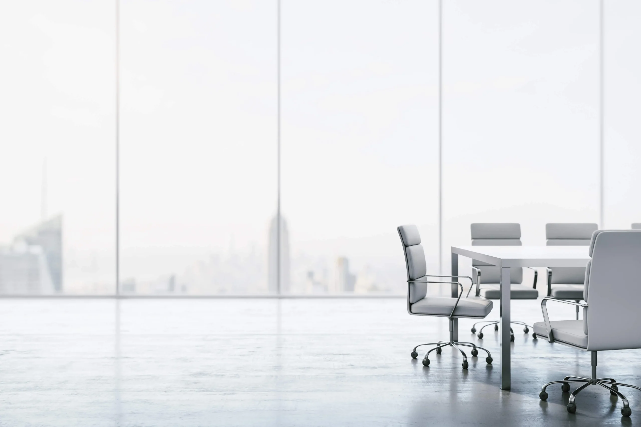Empty meeting room: planning a switch of Employer of Record provider in Italy